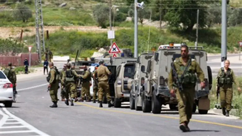 זירת הפיגוע בבנימין.