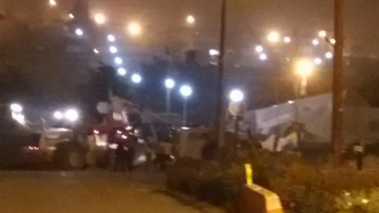 הרס במאחז חזון דוד