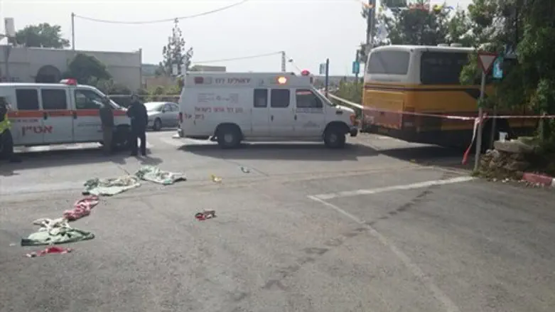 זירת התאונה בבית אל