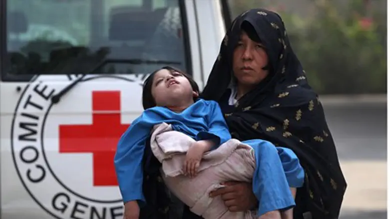 Lauder urged the Red Cross to learn from its mistakes to combat contemporary evil