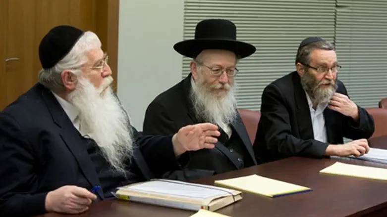 כל דרישותיהם התקבלו. נציגי יהדות התורה במשא ומתן הקואליציוני