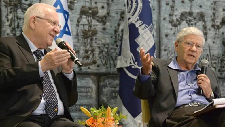 ראובן ריבלין ואהרון ברק