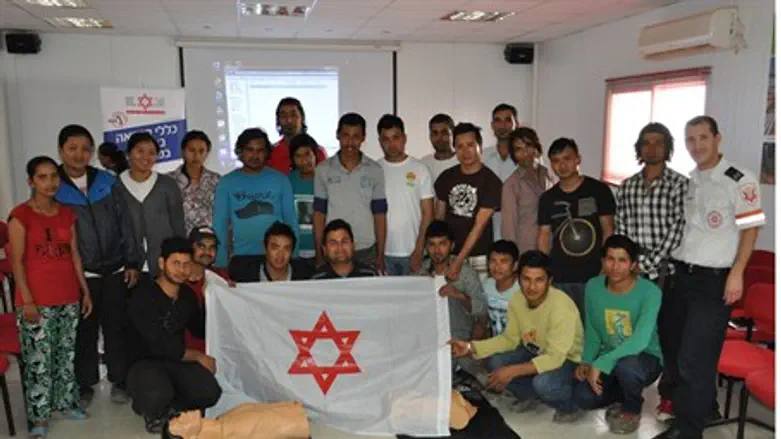 Nepalese students receive MDA training