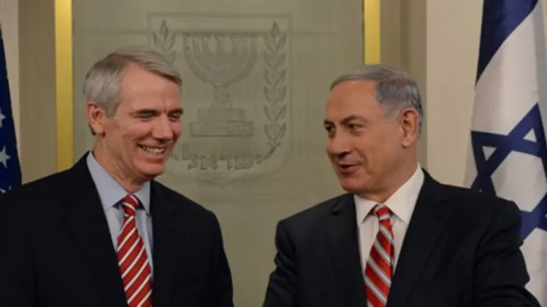 Prime Minister Netanyahu meets Senator Rob Portman
