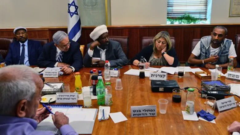 הדיון במשרד ראש הממשלה