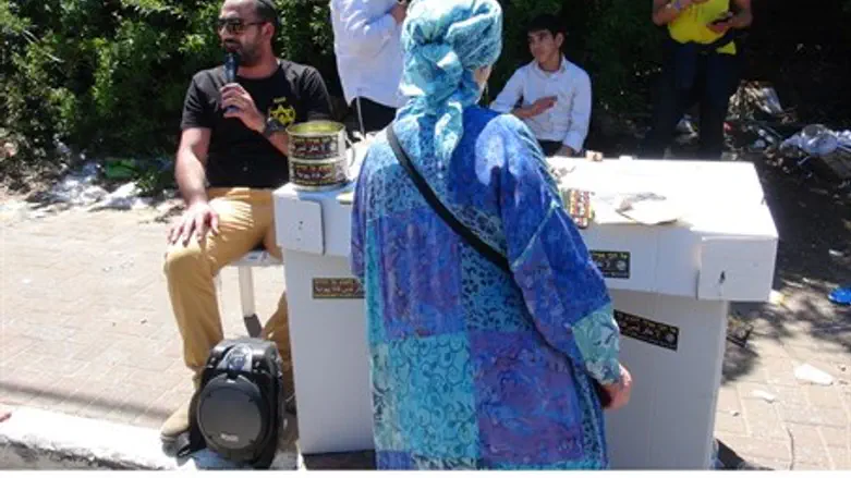 Lehava stand at Meron