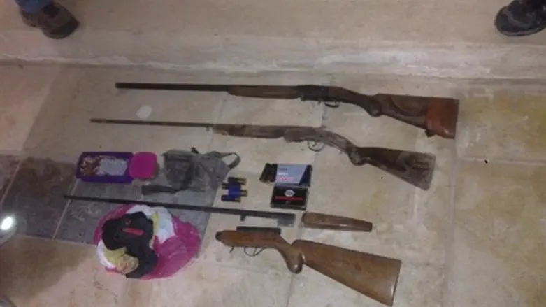 אמצעי הלחימה שנתפסו