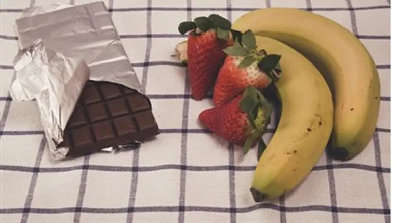 Bananas and chocolate