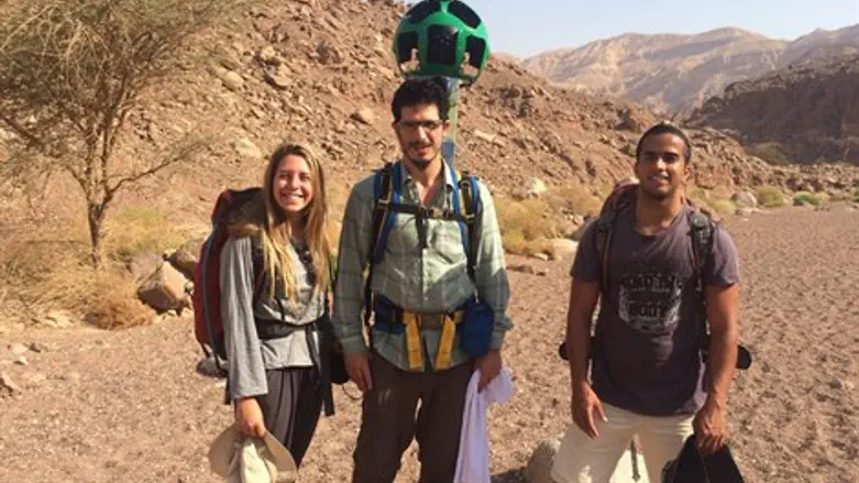 צילום שביל ישראל בהרי אילת