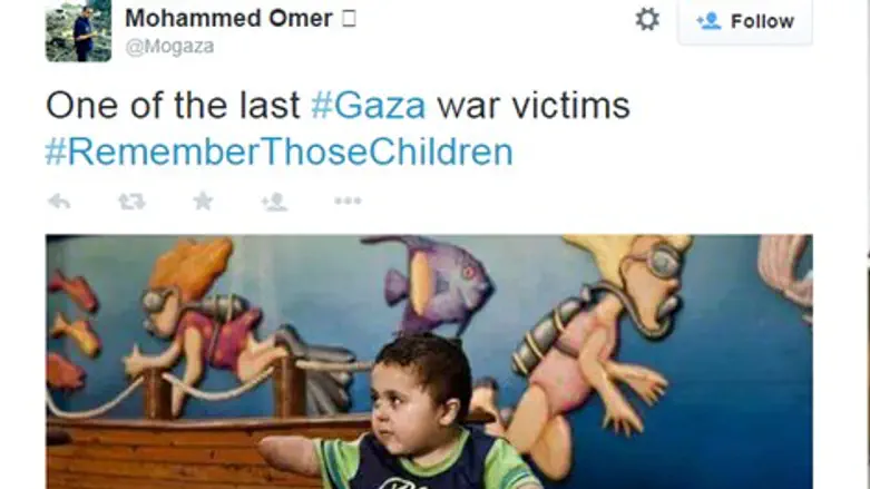 תמונת הפעוט שהעלה הבלוגר