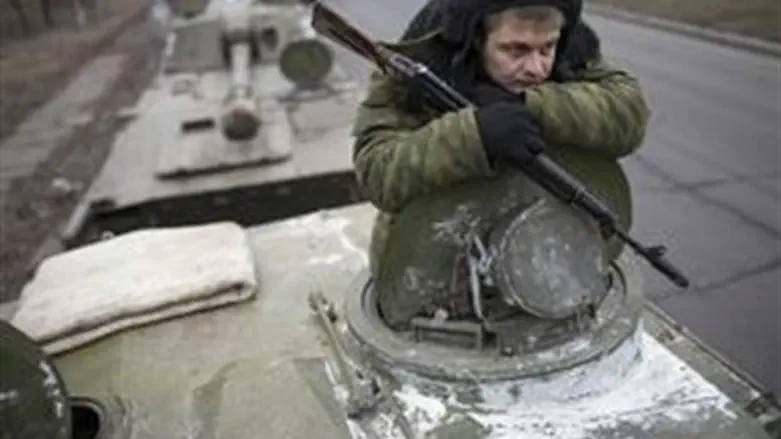 Российский военный на Донбассе