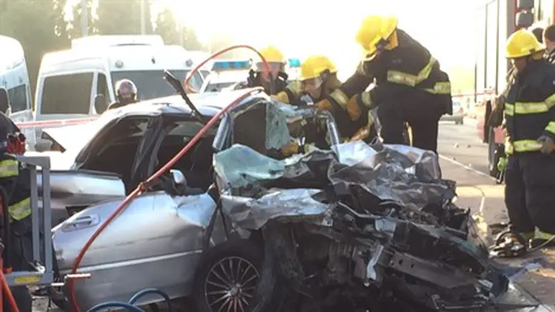 זירת התאונה הקשה