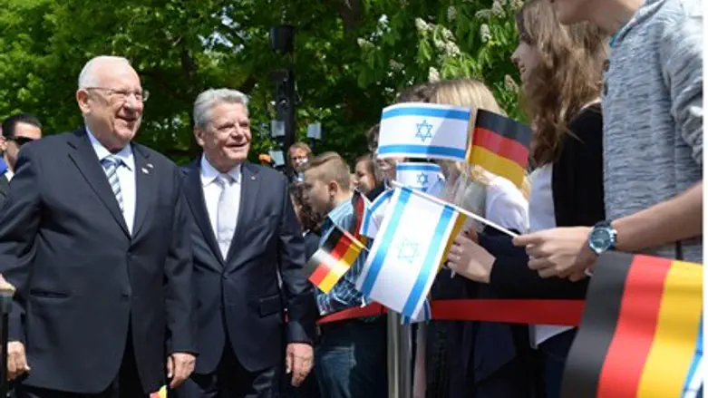 Rivlin with German President Joachim Gauck 