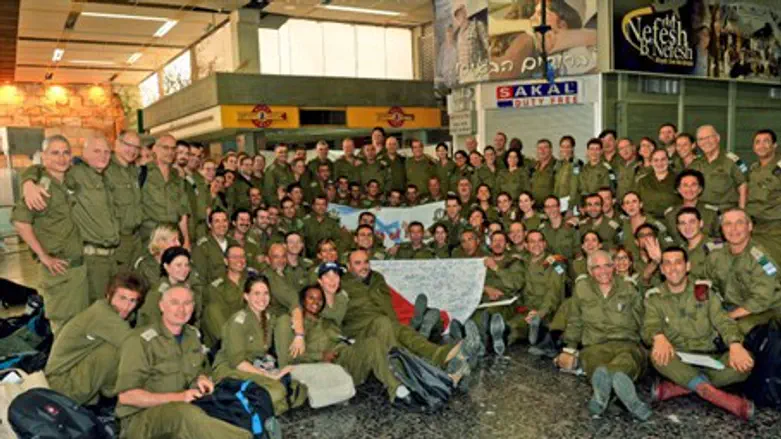 IDF Delegation at Ben-Gurion Airport
