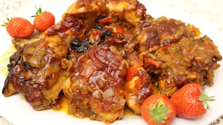 Strawberry Chili BBQ Chicken