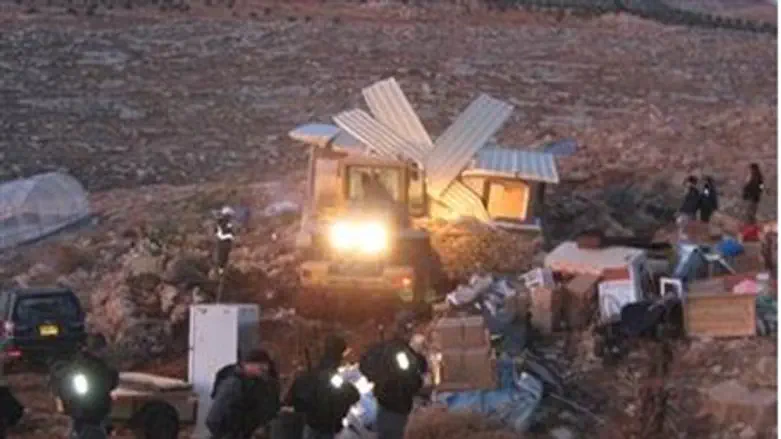 Снос домов в Ткоа