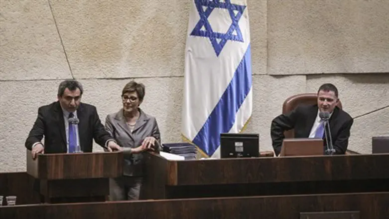 אלקין בהשבעת הממשלה