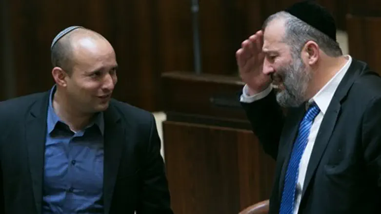 Нафтали Беннет и Арье Дери