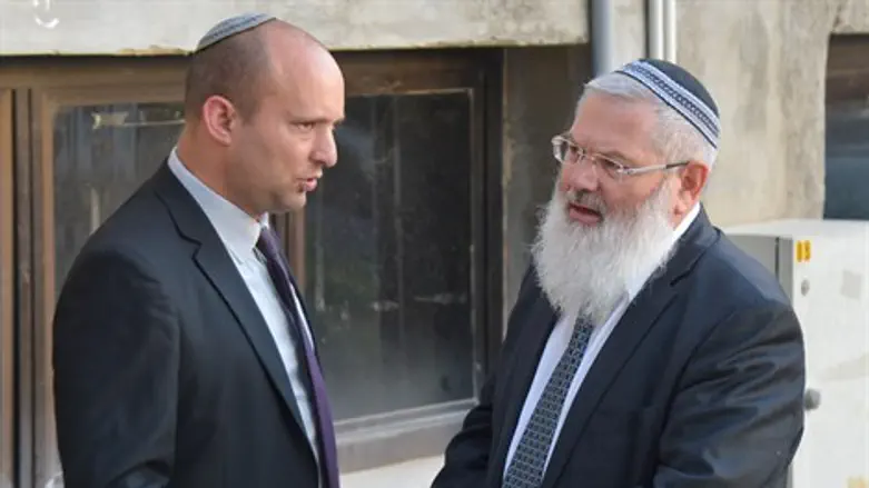 הרב אלי בן דהן ונפתלי בנט