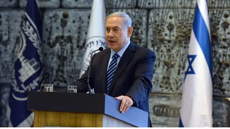 Netanyahu at memorial ceremony for Eli Cohen