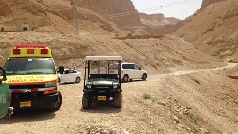 מקום האירוע במצדה