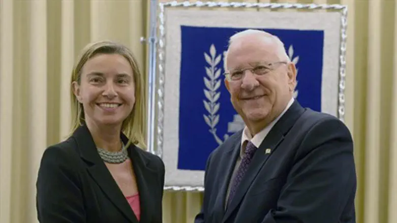 ריבלין ומוגריני. הבוקר