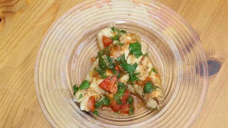 Fillet of Sole with Tomatoes and Curry