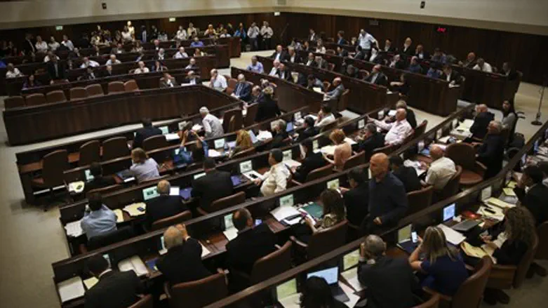 מאבק על שני סעיפים. ארכיון המליאה