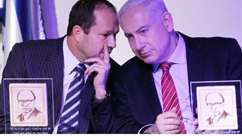 Биньямин Нетаньяху и Нир Баркат