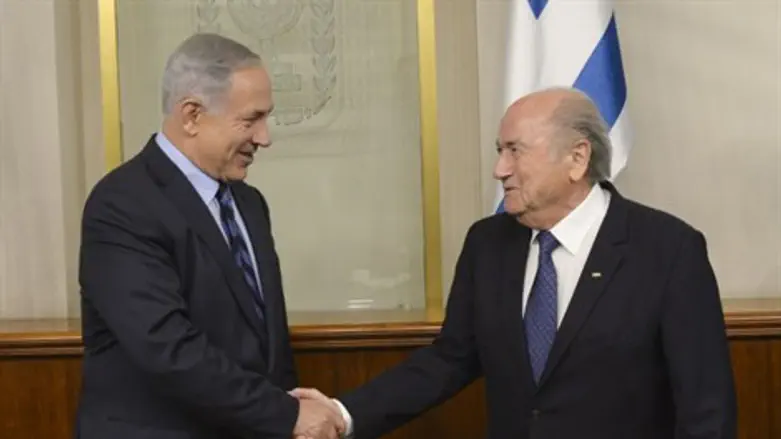 בלאטר עם נתניהו בפגישתם האחרונה