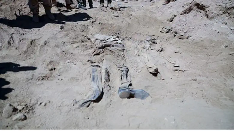 Remains of Speicher Massacre victim