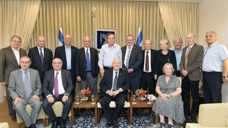 ריבלין עם ראשי האוניברסיטאות