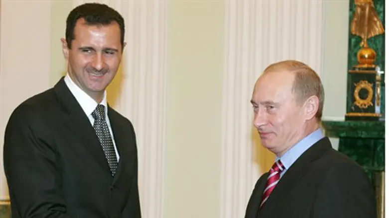 Vladimir Putin, Bashar al-Assad