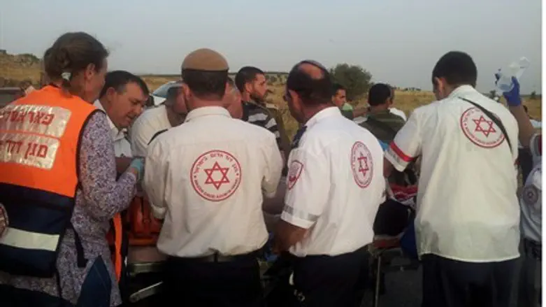 Фельдшеры "Маген Давид Адом" на Голанах