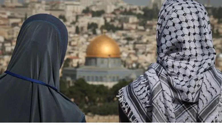 Arabs in Jerusalem (illustration)