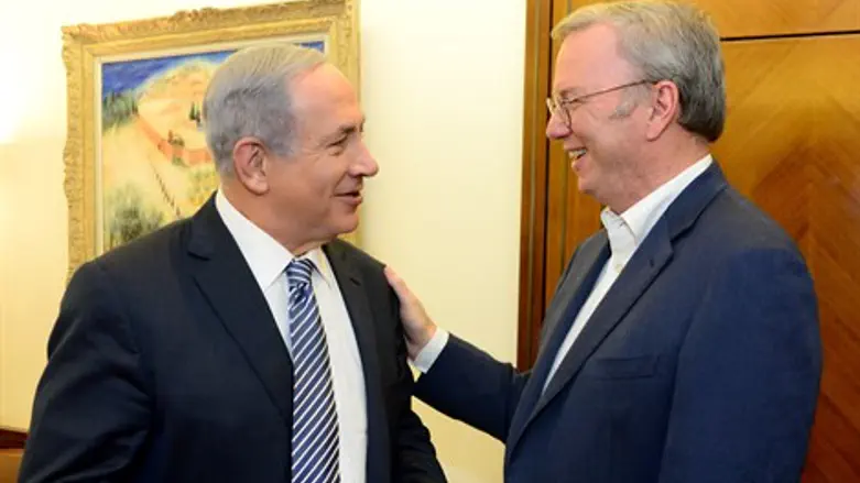 נתניהו ושמידט