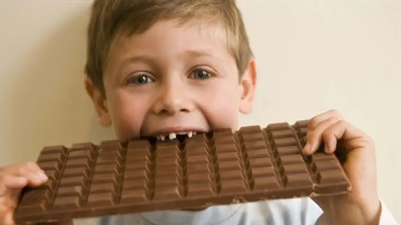ילד שוקולד ממתק