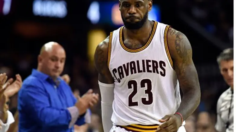 LeBron James after the loss