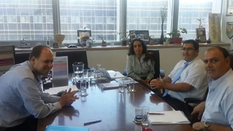 הפגישה של האלוף חגי טופולנסקי ושר-שלום ג'רבי