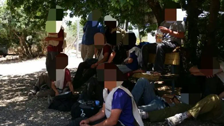 הנערים שעוכבו בחשד להצתת הכנסייה