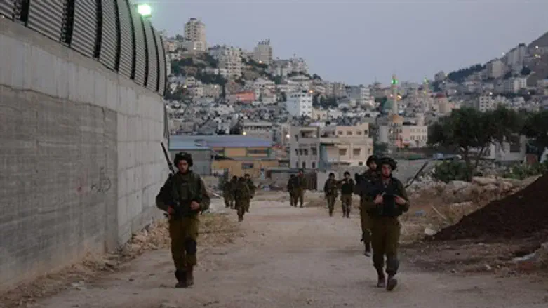חיילי הנח"ל בשכם