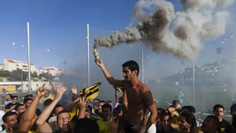 קריאף באימון הפתיחה שנה שעברה