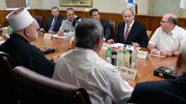 פגישת ראש הממשלה עם ראשי העדה הדרוזית