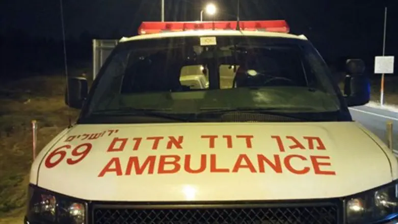 האמבולנס אחרי הירי