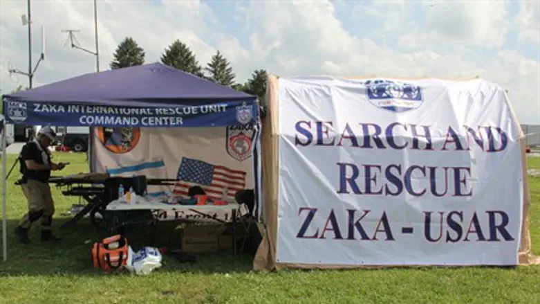 ZAKA participates in National Guard drill