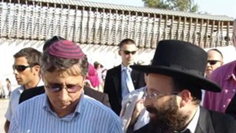 הרב רבינוביץ וראש ממשלת צ'כיה