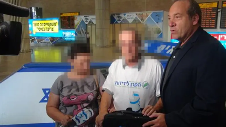 Прибытие беженцев из Украины