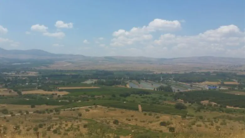 מים באצבע הגליל