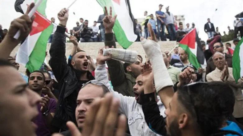 Празднование "Дня Накбы". Иллюстрация