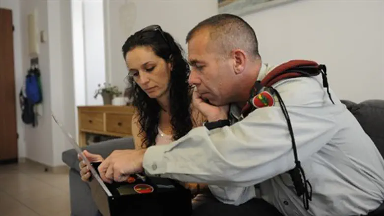 מפקד בה"ד 1 עם מוריה אשכנזי